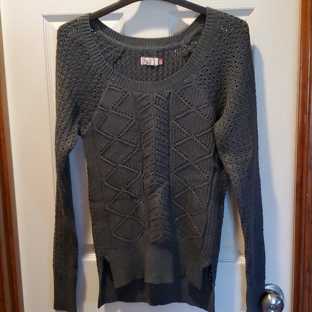 Gray sweater